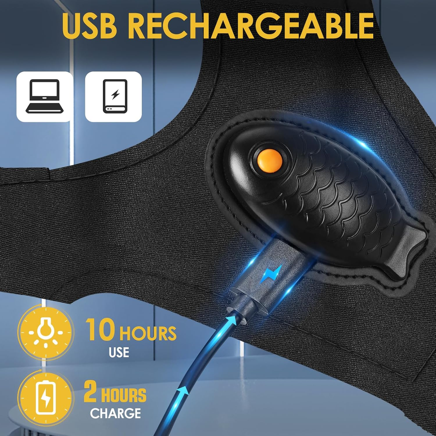 Gloves with a flashlight